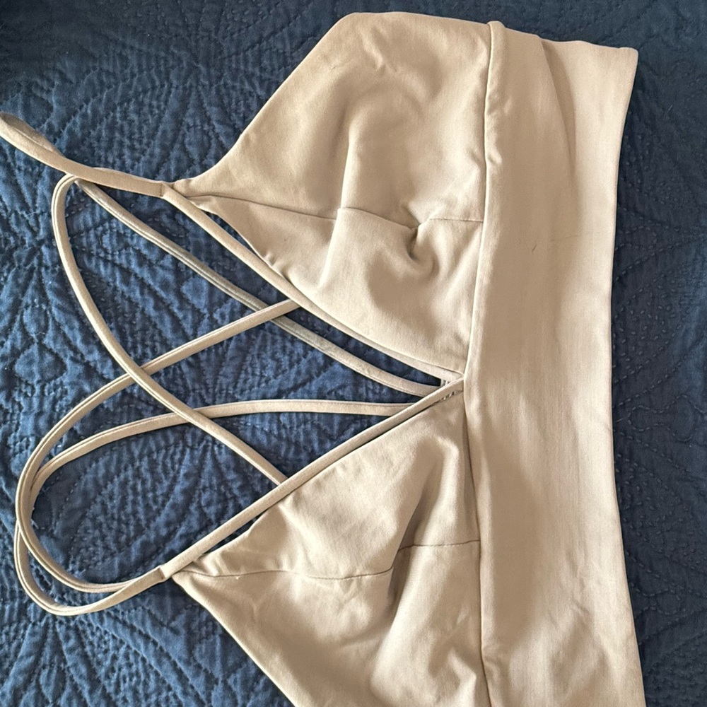 Lululemon Athletica Beige Sports Bra